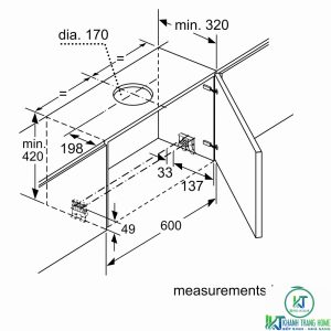 thong so ky thuat may hut mui dfs067j50b 2 1 MÁY HÚT MÙI BOSCH DFS067J50B SERIE 8 NGANG 60CM
