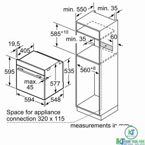 thong so lap dat 1 hbg655hs1a 2000x2000 Lò nướng Bosch HBG655HS1A