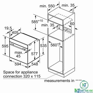 Lò nướng Bosch HBG656RS1B 16 thong so lap dat 1 hbg656rs1b 2000x2000 Lò nướng Bosch HBG656RS1B