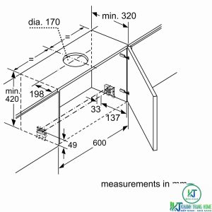 thong so lap dat 2 dfs097j50b 2000x2000 MÁY HÚT MÙI BOSCH DFS097J50B SERIE 8 NGANG 90 CM