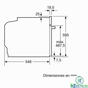 thong so lap dat 3 hra512es0 2000x2000 LÒ NƯỚNG ÂM TỦ BOSCH HRA512ES0 SERIE 4 71L MẶT INOX