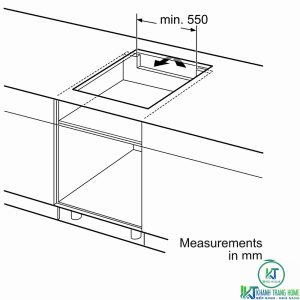 thong so lap dat 3 pwp611bb5e 2000x2000 BẾP TỪ BOSCH SERIE 4 PWP611BB5E 4 VÙNG NẤU BÁN KẾT HỢP COMBIZONE