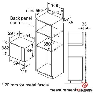 thong so lo vi song am tu bosch bel520ms0k serie 4 LÒ VI SÓNG ÂM TỦ BOSCH BEL520MS0K SERIE 4 20 LÍT MẶT KÍNH ĐEN