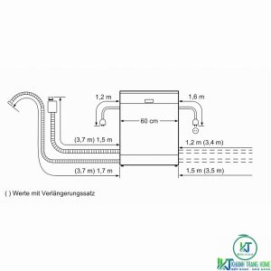 thong so may rua bat bosch smu68n25eu 1 MÁY RỬA BÁT BÁN ÂM BOSCH SMU68N25EU SERIE 6 14 BỘ