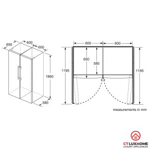 thong so tu lanh bosch gsn36vi3p serie4 TỦ ĐÔNG CÁNH ĐƠN BOSCH GSN36VI3P SERIE 4 242 LÍT