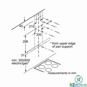 thumnail 2000x2000 dwb97dm50b 07 MÁY HÚT MÙI GẮN TƯỜNG BOSCH DWB97DM50B SERIE 4 NGANG 90CM