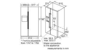z3181497591753 54b13497335fec08902bb6eb3c19309c Tủ lạnh side by side BOSCH KAD92SB30|Serie 8