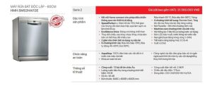 z3243588385740 d79cf50671096e1ec023e77dd634c234 Máy Rửa Bát Độc Lập - 60CM HMH.SMS2HAI12E Series 2