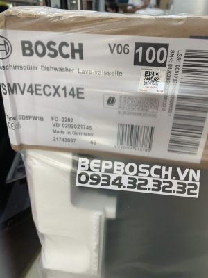 z3352536714078 01ed07054b3a174509ce91f52d1a43a2 Máy Rửa Bát BOSCH NHẬP KHẨU ĐỨC MỚI NHẤT 2022 Âm Toàn Phần - 60CM HMH.SMV4ECX14E Series 4