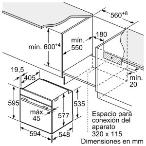 z3439023270118 3463fd1c2826b46dd33c8139ef081640 Lò nướng âm tủ BOSCH HBG635BB1|Serie 8