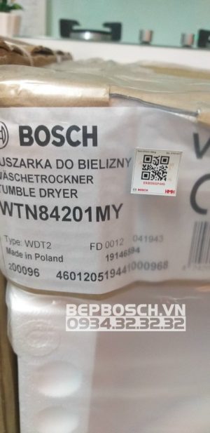 z3453655185619 feb4702544b3467f0193a9d9e15f17ef Máy sấy Bosch WTN84201MY series 4, dung lượng 8kg, 14 chương trình sấy