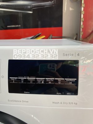 z3518979544086 d12ff64d3a8b5acb942f77977d04b37e Máy Giặt Kèm Sấy Bosch WNA14400SG, Serie 6 Khối Lượng Giặt 9 kg, Sấy 6kg