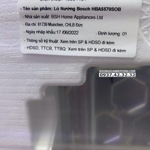 z3576630239152 0a0e7d5c74793f06696552d4dca9d98f LÒ NƯỚNG ÂM TỦ BOSCH TGB.HBA5570S0B - SERIE 6