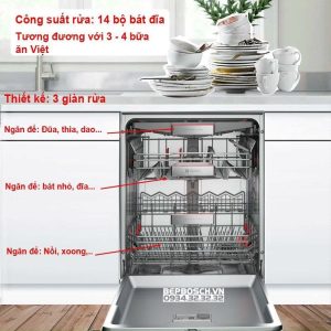 z3632139387125 cd9072829d8a73b8cc166d36bed5a14f Máy rửa chén âm tủ BOSCH SMI6ZCS07E | Serie 6