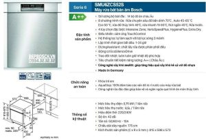 z3646831417296 762f03d61fe2bca72db3f8b1f5afd1c0 MÁY RỬA BÁT BOSCH BÁN ÂM SMU6ZCS52S SERIE 6 14 BỘ SẤY ZEOLITH MADE IN GERMANY