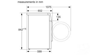 z3796759149177 9aab165d90569b672b59d2017c1598c6 Máy sấy Bosch WTN84201MY series 4, dung lượng 8kg, 14 chương trình sấy