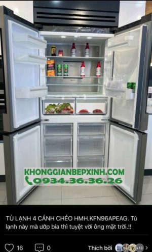 z3833138477357 ffbae4bb4d330e7e424b1d3d7b416a23 1 TỦ LẠNH 4 CÁNH CHÉO BOSCH HMH KFN96APEAG