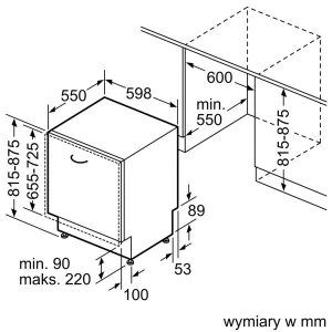 Máy rửa bát âm tủ toàn phần Bosch SMV6YCX02E