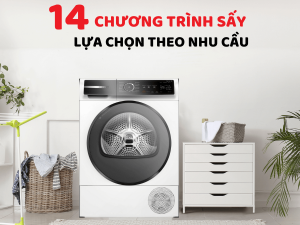 Máy sấy bơm nhiệt Bosch WQB245B40 series 8