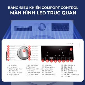 ct bosch wqg233c90 4 Máy sấy Bosch WQG233C90
